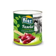 Ziarna i nasiona roślin strączkowych - Fasola Czerwona Kidney 400 g (240 g) Kier - miniaturka - grafika 1