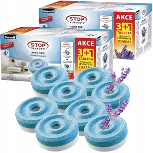 Osuszacz powietrza 8x tabletka pochłaniacz Ceresit 450g (2x lawenda 6x zwykła) - Domowe osuszacze powietrza - miniaturka - grafika 1