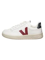 Trampki męskie - Veja Skórzane sneakersy "V 12" w kolorze biało-czerwono-granatowym - miniaturka - grafika 1
