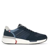 Sneakersy męskie - Sneakersy Rieker Revolution Lifestyle U1401-14 Granatowy - miniaturka - grafika 1