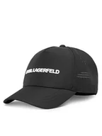 Czapki dla dzieci - KARL LAGERFELD Czapka z daszkiem Z30395 Czarny - miniaturka - grafika 1