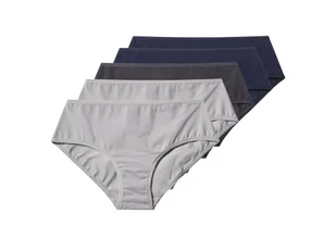 esmara® Majtki figi damskie z wysokim stanem, 5 par (Granatowy/szary, S(36/38)) - Majtki damskie esmara® Majtki figi damskie z wysokim stanem, 5 par (Granatowy/szary, S(36/38)) - Majtki damskie - miniaturka - grafika 1