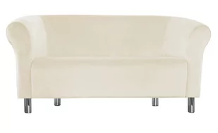 Sofa Milo MG50 kremowy nogi chrom - Sofy i kanapy Sofa Milo MG50 kremowy nogi chrom - Sofy i kanapy - miniaturka - grafika 1