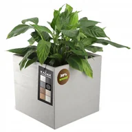 Donice - Donica Sore na kółkach 40 x 39 cm  „Deska", szara - miniaturka - grafika 1