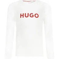 Koszulki dla chłopców - HUGO KIDS Longsleeve | Regular Fit - miniaturka - grafika 1