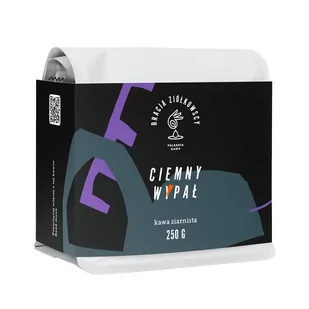 BRACIA ZIÓŁKOWSCY Kawa ziarnista Bracia Ziółkowscy Ciemny Wypał 250g 5903769548385 - Kawa - miniaturka - grafika 1