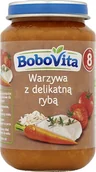 Dania dla dzieci - Bobovita BOBOVITA OBIADEK WARZYWA Z DELIKATNĽ RYBĽ PO 9 MIESIĽCU 190 G 16089047 - miniaturka - grafika 1
