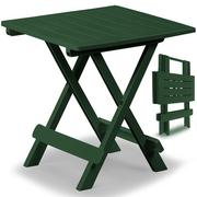 Stoły ogrodowe - Stolik pomocniczy Adige Zielony Plastikowy 45x43x50cm - miniaturka - grafika 1