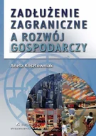 E-booki - biznes i ekonomia - Zadłużenie zagraniczne a rozwój gospodarczy - miniaturka - grafika 1