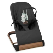 Leżaczki i huśtawki - Leżaczek NENO Nesso Ciemnoszary - miniaturka - grafika 1