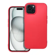 Etui i futerały do telefonów - Futerał SOFT do IPHONE 15 czerwony - miniaturka - grafika 1