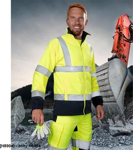 Ardon HiViz REF - bluza polarowa - żółty H8904 4XL - Bluzy męskie - miniaturka - grafika 1
