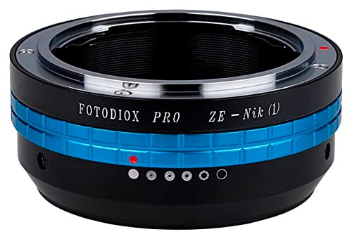 Fotodiox Pro adapter do obiektywów, do obiektywu Mamiya ZE (35 mm) do obiektywu Nikon 1 lustrzany aparat cyfrowy, taki jak Nikon V1, J1