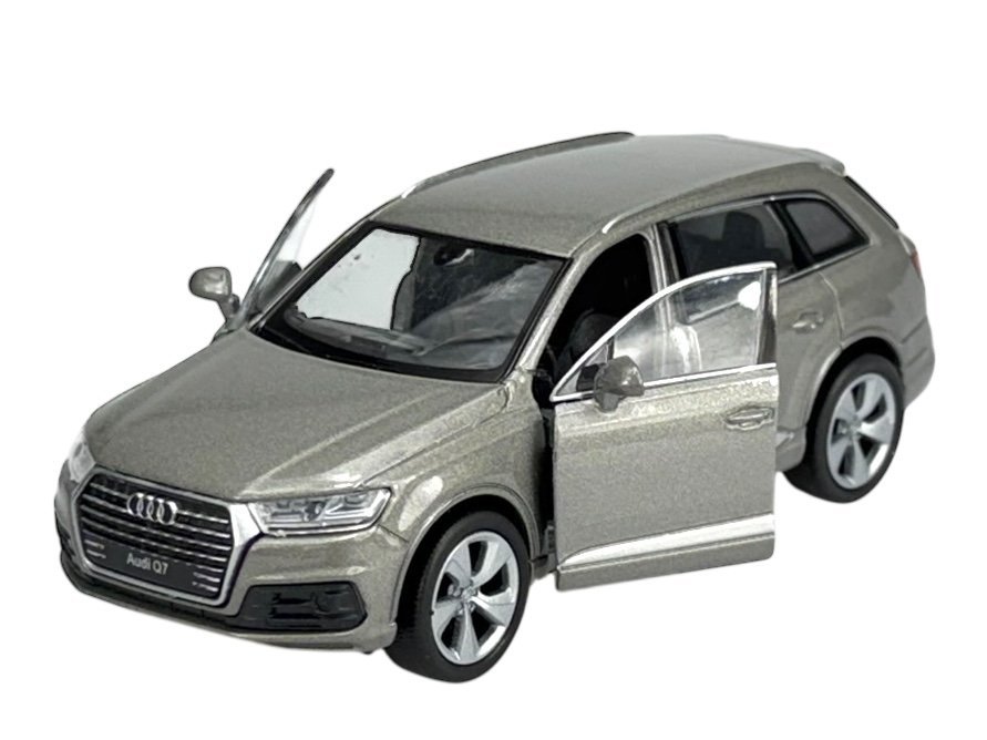 WELLY 2015 AUDI Q7 4M SREBRNY 1:34 SAMOCHÓD NOWY METALOWY MODEL