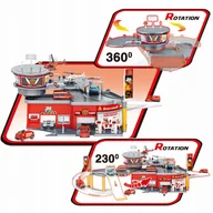 Zabawki zdalnie sterowane - 2 x GARAŻ PARKING SAMOCHODOWY PIĘTROWY REMIZA STRAŻACKA STRAŻ + CIĘŻARÓWKA - miniaturka - grafika 1