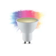 Systemy inteligentnych domów - Inteligentna żarówka WiFi Qnect QN-WB02 GU10 RGB - miniaturka - grafika 1