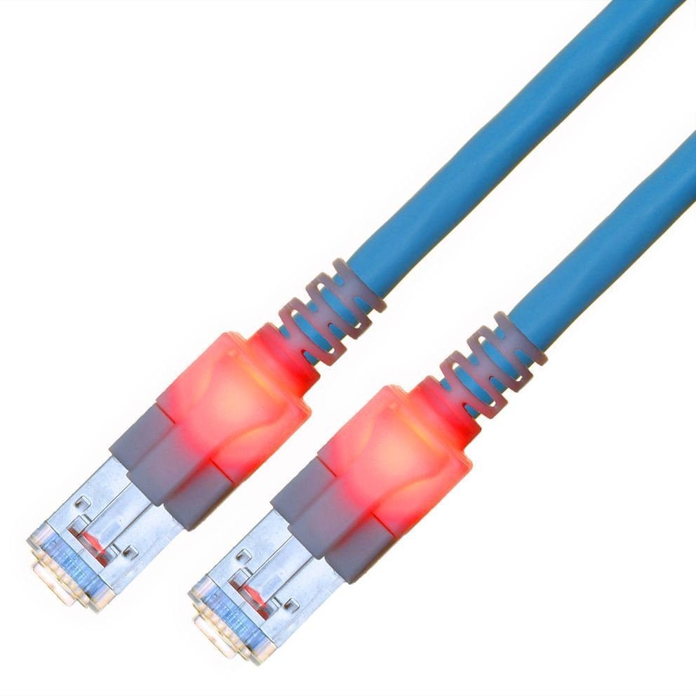 Kabel saCon S/FTP kat. 6 klasa E, LSOH, niebieski, 10 m 21.15.2220