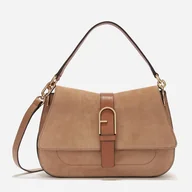 Torebki damskie - Torebka crossbody damska ze skóry naturalnej Furla WB00996BX3354YU5001007 Brązowa (8050597551708) - miniaturka - grafika 1