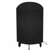 Pokrowce na grilla - 1 x Wodoodporny i chroniący przed promieniowaniem UV pokrowiec na grilla - 62 x 105 cm - czarny - miniaturka - grafika 1