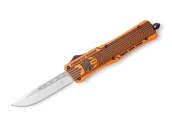 Noże - Nóż sprężynowy CobraTec OTF Medium Hunter Orange and Graphite Black (06CT078) T - miniaturka - grafika 1
