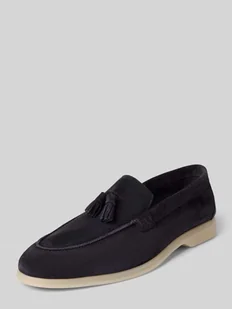 Mokasyny skórzane ‘velluto franjo’ - Półbuty męskie - miniaturka - grafika 1