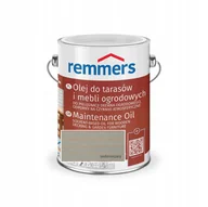 Farby wewnętrzne - Remmers Olej do tarasów i mebli Srebrnoszary 5L - miniaturka - grafika 1