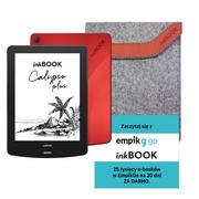 Etui do czytników e-book - Zestaw Czytnik E-booków Calypso Plus Red + Etui + Kod Empik Go 30 dni - miniaturka - grafika 1