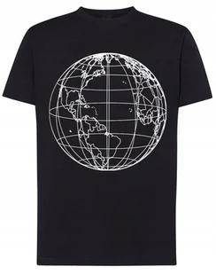 T-Shirt koszulka fajny nadruk Globus Rozm.S - Koszulki męskie - miniaturka - grafika 1