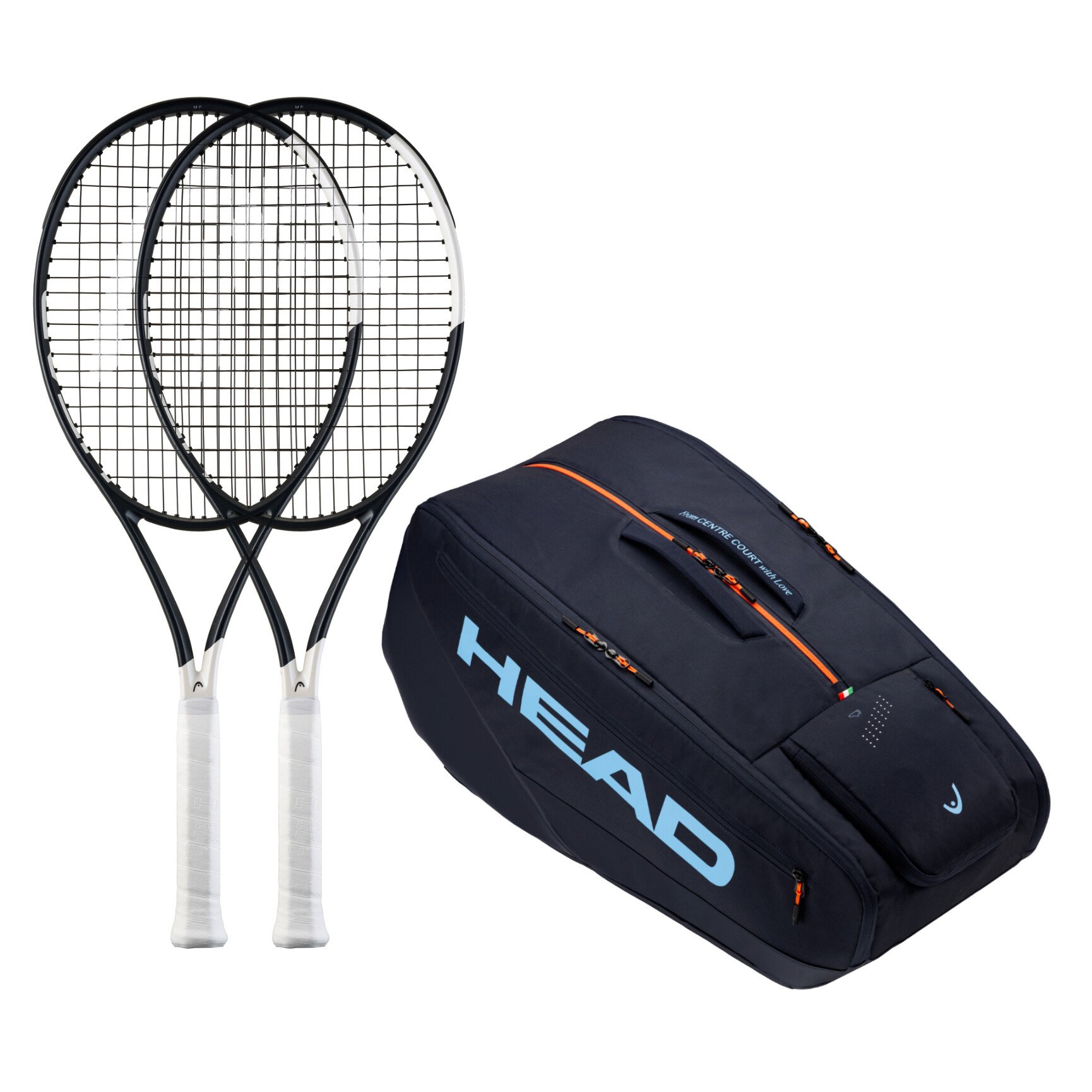 2x Head Speed MP 2026 + Head Pro Racquet Bag XL Navy