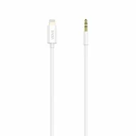 Kable USB - Kabel VIDVIE AL1108 Jack 3.5mm/iPhone 1.5m biały - miniaturka - grafika 1