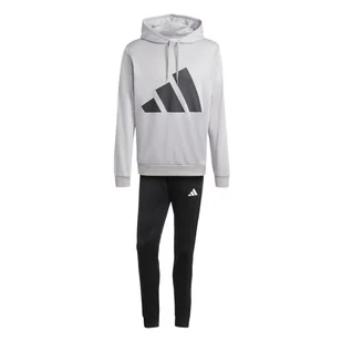 Męski Dres ADIDAS M BL FT HD TS JI8870 – Szary - Dresy męskie - miniaturka - grafika 1