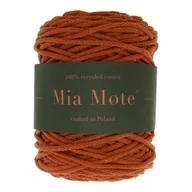 Zabawki kreatywne - Mia Mote™ Lush Line Sznurek bawełniany 5mm copper-Szpula ~ 100 m - miniaturka - grafika 1