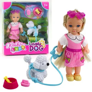 DLA DZIECI ZESTAW MINI LALECZKA Z PIESKIEM - Lalki dla dziewczynek - miniaturka - grafika 1