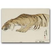 Plakaty - Plakat vintage Szkic tygrysa Yoshidy Hiroshi A3 - miniaturka - grafika 1