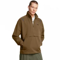Kurtki męskie - Męska kurtka przejściowa Under Armour UA Unstoppable Anorak Lc - brązowa - miniaturka - grafika 1
