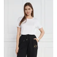 Koszulki i topy damskie - Armani Exchange T-shirt | Regular Fit - miniaturka - grafika 1