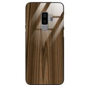 Etui i futerały do telefonów - Etui drewniane Samsung Galaxy S9 Plus Premium Wood Brown Forestzone Glass - miniaturka - grafika 1