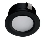 Lampy ogrodowe - Kanlux 23524 - LED zewnętrzny wpuszcz. lampa IMBER LED/1W/12V 4000K IP65 czarny - miniaturka - grafika 1