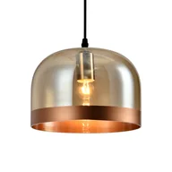 Lampy sufitowe - Lampa wisząca LATI E27 - bursztynowy - miniaturka - grafika 1