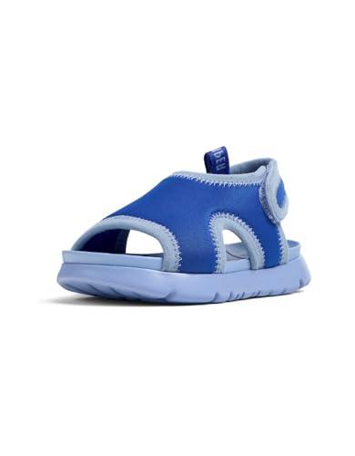 CAMPER Unisex Baby Oruga K800562 sandały, niebieskie 001, 22 EU, niebieski 001, 22 EU