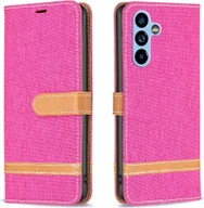 Etui i futerały do telefonów - Pokrowiec König Design kompatybilny z etui na telefon komórkowy ze skóry syntetycznej - Etui na telefon komórkowy różowo-czerwone - miniaturka - grafika 1