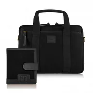 Teczki i aktówki - Zestaw Prezentowy Zup-75-Bl Torba Na Laptopa T-31-Bl I Portfel Męski T-04-Bl - miniaturka - grafika 1