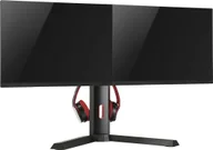 Uchwyty do monitorów - Varr Stojak biurkowy na 2 monitory 17" - 27" VDSGM - miniaturka - grafika 1