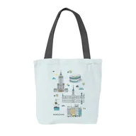 Torby sportowe - TORBA BAWEŁNIANA WARSZAWA TRASA SPACEROWA - miniaturka - grafika 1