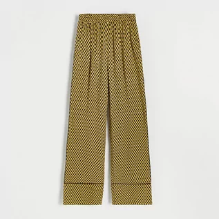 Spodnie damskie - Reserved Spodnie z wiskozy - Wielobarwny - grafika 1