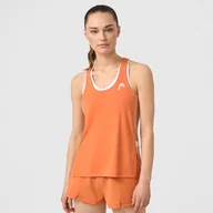 Koszulki i topy damskie - HEAD Spirit Tank Top Women, Campfire pomarańczowy - miniaturka - grafika 1