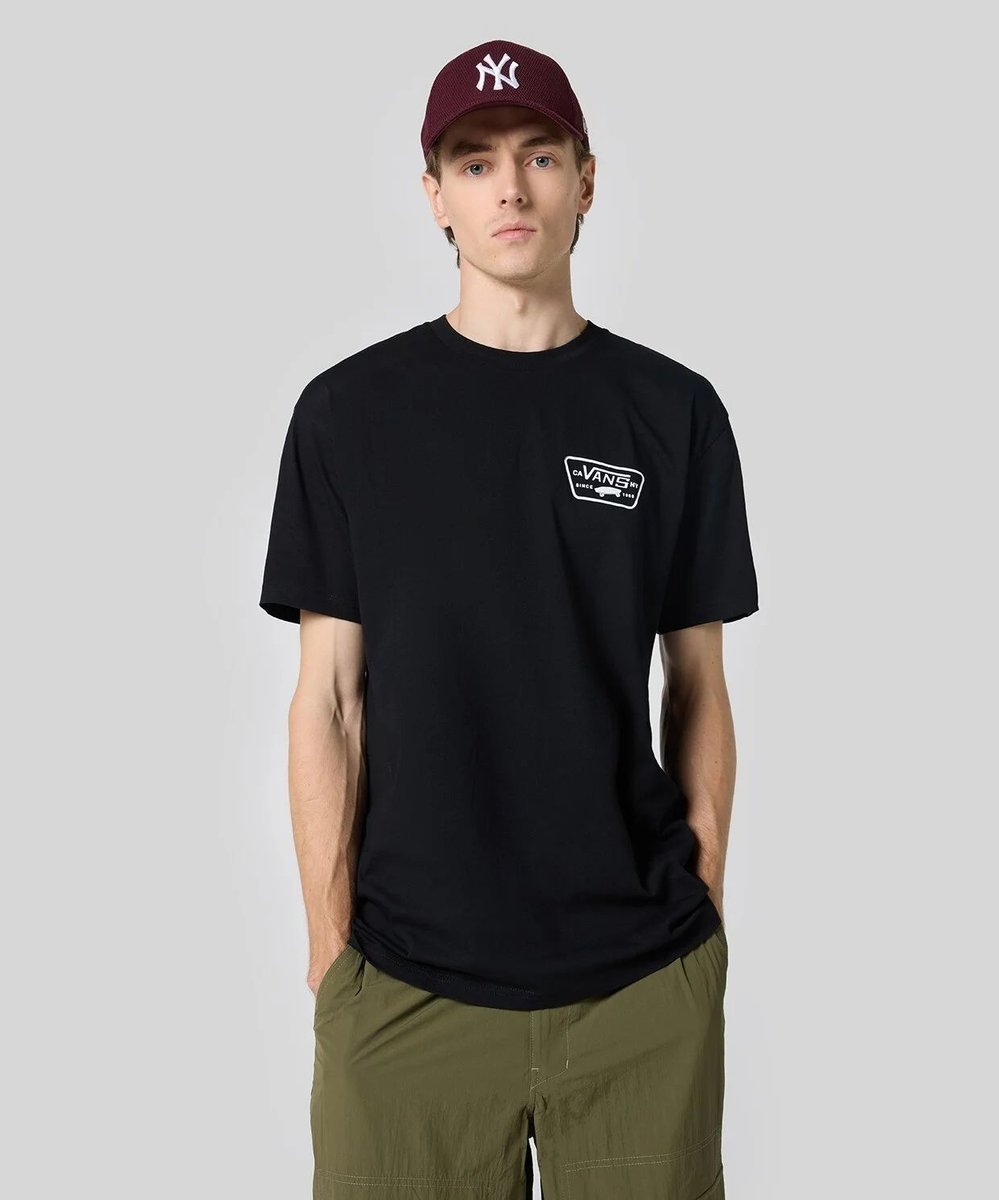 t-shirt uomo vans vn0000f8y281 - full patch black