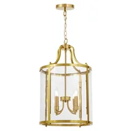 Lampy sufitowe - NOWOCZESNA LAMPA WISZĄCA MOSIĘŻNA ASCONA W4 - miniaturka - grafika 1