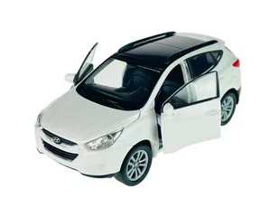 WELLY HYUNDAI TUCSON IX BIAŁY 1:34 SAMOCHÓD NOWY METALOWY MODEL - Samochody i pojazdy dla dzieci - miniaturka - grafika 1
