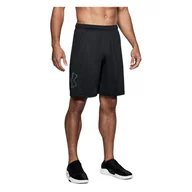 Spodenki męskie - Męskie Spodenki UNDER ARMOUR UA TECH GRAPHIC SHORT 1306443-001 – Czarny - miniaturka - grafika 1